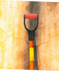 Two Piece D Shaped Shovel Handle Replacement With Comfortable Grip For Shovels And Forks Durable Non Slip Design