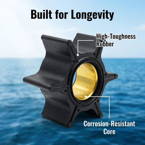 Water Pump Impeller Replacement Kit for Mercury Mariner Outboard Motors 35 40 45 50 60 70 HP Ready To Drop In Direct Replacement for OEM 47 89983 47 89983T Fits Mercury 40 HP