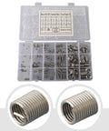 140 Piece Metric Thread Repair Kit M3 To M12 Stainless Steel Helicoil Set For Aluminum Magnesium And Steel Hardware Fixes