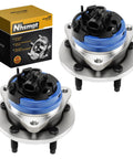 Front Wheel Bearing Hub Assembly 5 Lug With ABS For Malibu 2004-2012, Cobalt 2008-2010, HHR 2008-2010, G6 2005-2010, Saturn Aura 2007-2009 Two Pack