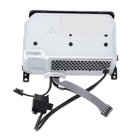 Power Supply For Xbox Series X Console, Streamlined Internal Adapter, Plug And Play Replacement For Easy Repair, Compact Size, Durable Metal Build, High Grade Materials, Quiet, Stable Performance For Marathon Gaming, front view with cables