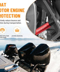 2 Pack Trail-Ready Boat Transom Saver Wedge Motor Support For Outboard Engines with embedded entry hole enhance protection
