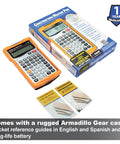 Do It All Construction Master Pro Calculator For Contractors And Builders With Feet Inch Fraction Math Quick Layouts Bids Estimates And Unit Conversions You Prefer. Display box, calculator, reference guides, and warranty.