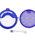 Replacement Filter Kit For Dyson DC25 Vacuum Ball Series With Washable Pre Motor Filter And HEPA Filter Includes One Pre Motor Filter And One HEPA Filter Fits All DC25 Models And All Floor Vacuums image showing filters and tool