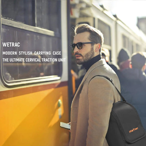Stylish carrying case for Upgrade Your Neck Game With This Sick Cervical Traction Device For Serious Spinal Decompression.