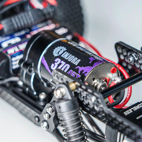 Beefed Up CNC Aluminum Transmission Upgrade For 1 18 RC Crawlers With 370 Brushed Motor And 24 To 1 Gear Set 45T Gear MB100 ESC Ready