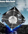 Axial 120mm Cooling Fan 12038, 110V AC, 120x120x38 mm High CFM Ventilation Replacement for Electronics and Projects