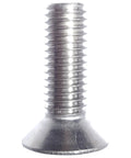 M8-1.25 X 35mm Flat Head Socket Cap Screws With Allen Drive DIN 7991 A2-70 Stainless Steel, side view