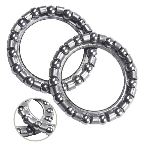 Steering Headset Ball Bearings Set Of 4 For Electric Bikes, Durable Steel Construction, 1.57 Inch Inner By 1.06 Inch Outer Diameter