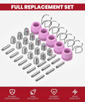 Plasma Cutter Consumables 40 Pcs Torch Tip Nozzles Set For AG60P AG60 WSD60 SG55 BTC500DP BTC650DP Pro Grade Replacement Parts.