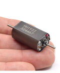 12V HO Scale Micro Mini FK-055 High Speed Motor With 5-Pole Rotor 1.5mm Dual Shaft Compact Train Engine for Model Railroads