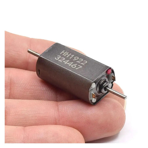 12V HO Scale Micro Mini FK-055 High Speed Motor With 5-Pole Rotor 1.5mm Dual Shaft Compact Train Engine for Model Railroads