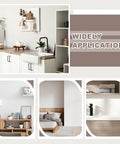 Collage of modern home interior applications for 2-Pack 6x6 Inch Peel-And-Stick Drywall Patch Aluminum Mesh For Quick Easy Hole Fix.