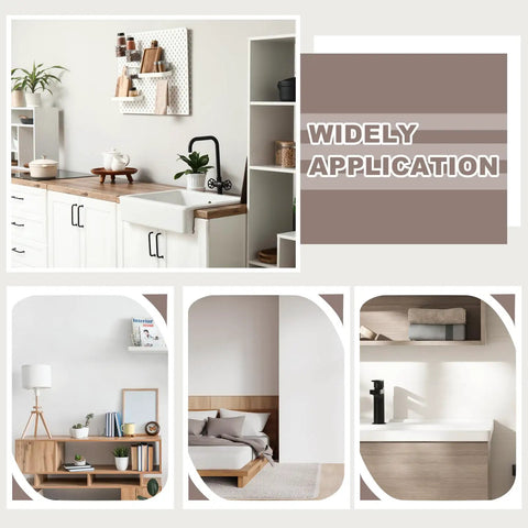 Collage of modern home interior applications for 2-Pack 6x6 Inch Peel-And-Stick Drywall Patch Aluminum Mesh For Quick Easy Hole Fix.
