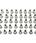 40-piece Rivet Nut Assortment Kit Stainless Steel One Quarter Twenty Flat Head Knurled Rivet Nuts for metal and plastic