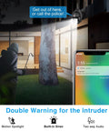 WiFi Outdoor Security Camera 1080P With 2.4GHz And 5GHz, spotlight, motion detection, intruder alert, night scene, IP66 waterproof