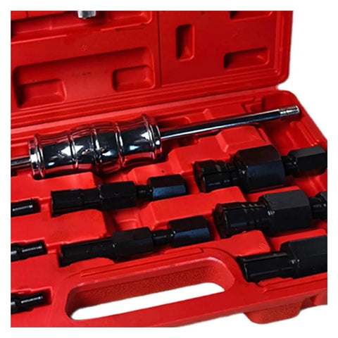 9 Pcs Bearing Remover Set With Case Heavy Duty Slide Hammer Bearing Puller Auto Mechanic Tools for DIY Car Repair Kit