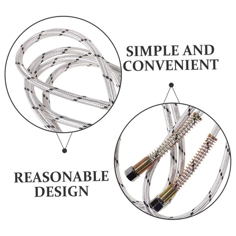 Heavy Duty Steam Iron Replacement Hose And Tube For High Tensile Strength Easy Installation Compatible With Most Steam Irons And Cleaners