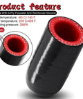 Heavy Duty Tough As Nails 4 Ply Reinforced Silicone Hose Cap End Plug Seven Eighths Inch ID 22mm 4 Ply Wall Thick 5mm Fits Turbo Bypass Valve Vacuum Leak Fix Throttle Body Water Port Heater Core Coolant Bypass Clamp Included