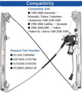 Front Passenger Side Power Window Regulator And Motor Assembly 741-645 for 2000-2006 Chevy Silverado, Tahoe, and GMC Yukon XL