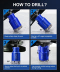 Step-by-step guide for Heavy Duty 2 Pack 5/8 Inch Diamond Hole Saw And Vacuum Brazed Wet Dry Core Bit For Porcelain Tile.