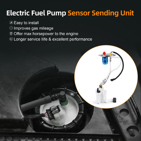 Electric Fuel Pump Assembly For Ford F 250 Super Duty F 350 Super Duty V10 6 8L V8 5 4L 2005 To 2007 Replacement E2344M 6C3Z9H307AA 5C3Z9H307AE Low Noise Pump For Quiet Operation And Steady Fuel Delivery Easy Install And Reliable Engine Starts.
