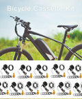 Upgrade Your Ride With This Tough Aluminum And Steel Single Speed Conversion Kit Chain Tensioner Guide For Easy Bicycles Adjuster Setup That Prevents Derailments And Keeps You Cruising Smooth On Every Dirt Track Or City Street Without Breaking A, bicycle cassette kit