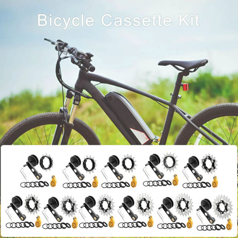 Upgrade Your Ride With This Tough Aluminum And Steel Single Speed Conversion Kit Chain Tensioner Guide For Easy Bicycles Adjuster Setup That Prevents Derailments And Keeps You Cruising Smooth On Every Dirt Track Or City Street Without Breaking A, bicycle cassette kit