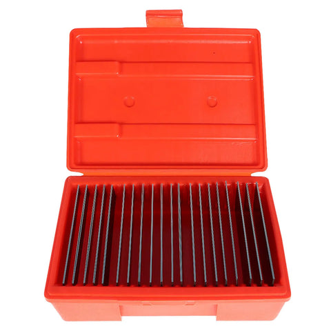 20 Pairs 1/32 Inch Wide 6 Inch Long Steel Precision Parallel Sets For Machinists, Hardened Alloy Steel, Hot Work Treated, Delivers 0.0002 Inch Accuracy And Tight Tolerances For Exact Alignment And Smooth Boss Level Machining