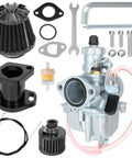 VM22 26mm Carburetor Kit Replacement For Predator 212cc Engines And Compatible Mini Bike Go Kart Models including components