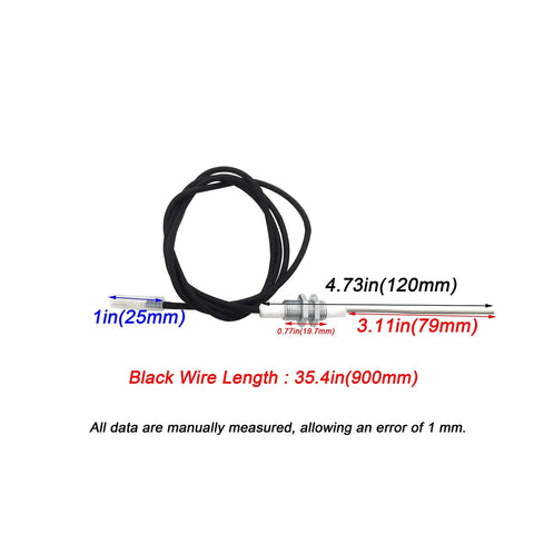 Two Pack 6.4mm Ceramic Spark Plugs With 900mm Wires, M10x1 Threaded, Flat 2.8x0.5 Terminals, And Nuts coiled on white background