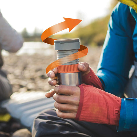 All In One Portable Coffee Maker With Vacuum Pressure Brew Hand Powered On The Go Coffee Brewer Insulated Stainless Steel Travel Mug 10 Ounce Thermo Cup Quick Fresh Brew For Commutes And Outdoors