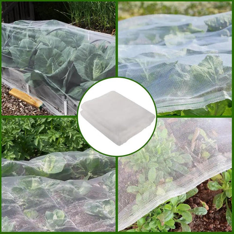 Ultra Fine Garden Netting 15x15 Ft Plant Covers Pro Grade Pest Barrier For Vegetables Fruits Flowers And Crops Breathable Mesh Lets Light Water And Air Through While Shielding Against Birds Mosquitoes And Other Pests