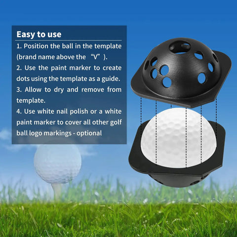 Golf Ball Marking Template For MLM2PRO Launch Monitor Use Any Standard Ball Save Cash Easy Quick Marks For Consistent Launch