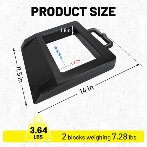 Heavy Duty Rubber Pallet Jack Chocks 2 Pack Solid Anti Roll Wheel Stops That Keep Your Rig Locked Down Tight While Running Loads Around The Warehouse Without Any Funny Business