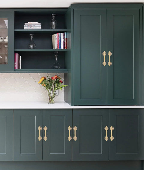 Modern kitchen cabinets with 2 Pack 5 Inch Self Stick Cabinet Handles With Adhesive Gold Metal Drawer Pulls