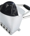Beast 4 Jet Plaster And Stucco Sprayer Pneumatic Cement Mortar Gun with cover, angled view showing metal construction