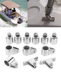 Premium Marine Grade 316 Stainless Steel Boat Hardware Kit With Slide Ends Hinges And Fitting Accessories Perfect For Upgrading Your Yacht Or Bimini Top Rigging In Saltwater Waters, 22mm parts