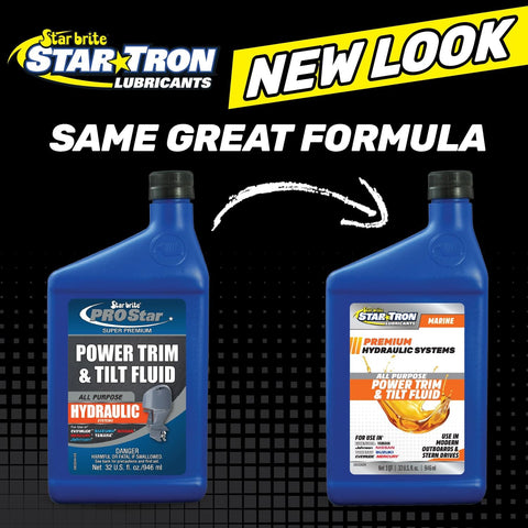 Premium Marine Hydraulic Fluid For Trim Tabs Power Tilt And Steering Systems With Anti Wear Anti Foam And Anti Oxidation Additives Exceeds OEM Specifications For Outboard And Stern Drive Applications