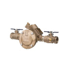 Heavy Duty One Inch Lead Free Y Pattern Rpz Assembly With Corrosion Shield Core showing brass valve with shutoffs