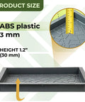DIY Concrete Molding Set 4 Reusable Cobblestone Molds For Walkways And Patios with ABS plastic, 3mm, height 1.2 inches