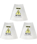 Shop Certified Reflective Traffic Safety Cone Collar Kit For EV Repairs And High Voltage Warning Systems keeps your crew safe with three high-visibility warning sleeves.