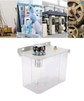 Rock Solid Heavy Duty Machine Tool Coolant Sprayer System Featuring Flexible Metal Hose 3 Liter Reservoir Magnet Base Solenoid Valve For Cnc Milling Rigs Quick Hook Up And Beast Mode Performance - transparent coolant reservoir tank.