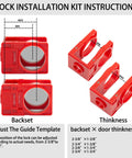 Door Lock Installation Kit For Wooden Doors With Carbon Steel Hole Saw Set And Guide Template adjustment instructions