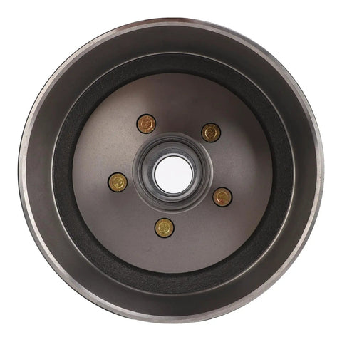 Genuine Heavy Duty 10 Inch Trailer Brake Hub Drum with 5 bolts, anti-corrosion design, for 3500 lbs trailers.