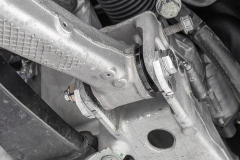 Direct Bolt On Front And Rear Control Arm Bearing Kit With Beefed Up Precision Spherical Joints CNC Machined Housings And Durable Black Coating For Sweet Street Ride Setup