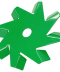 Green replacement spindle fan for Beefed Up 72 Inch Deck Spindle Fan Replacement For Silver Eagle 2550 2744 2750 2760 2013 2014