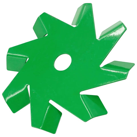 Green replacement spindle fan for Beefed Up 72 Inch Deck Spindle Fan Replacement For Silver Eagle 2550 2744 2750 2760 2013 2014