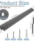 Heavy Duty French Cleat Hanger 30 Inch showing size and installation details, solid aluminum construction for secure display.