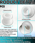 Ford Shift Cable Bushing Repair Kit 2 Pack Fits Focus MK Edge Escape Explorer Fusion Drop-In OEM Replacement For DG9Z-7K340-A KV6Z-7K340-A Durable Wear Resistant Bushings Easy Install Restore Smooth Shifts dimensions shown